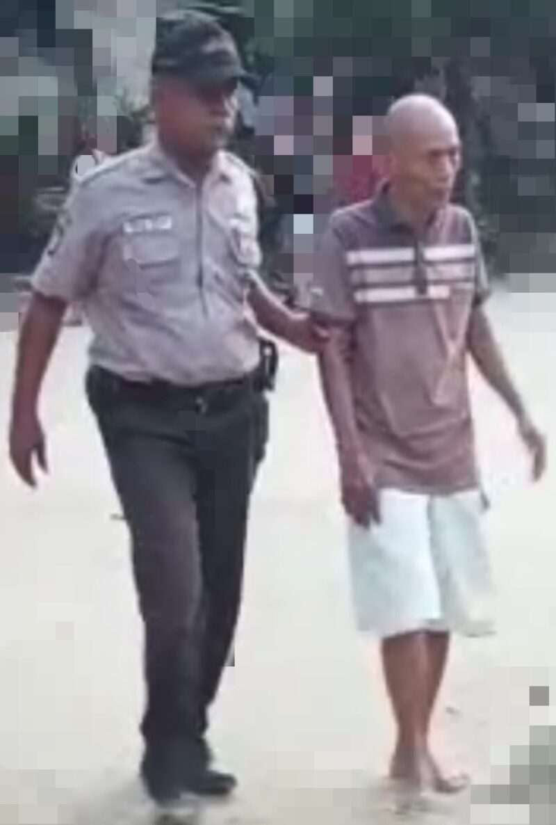 Foto Terduga Pelaku Cabul Anak Bersama Security PT Kimia Tirta Utama, Tbk.