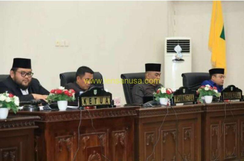 Dewan Perwakilan Rakyat Daerah (DPRD) Rokan Hulu Melakukan Rapat Tentang Penyampaian Rencana Peraturan Daerah