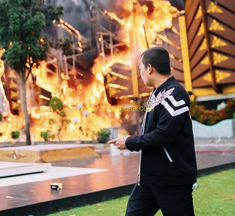 Pj Wali Kota Pekanbaru Mulfihun, Meninjau langsung kebakaran Di Mal Pelayanan Publik (MPP) Pekanbaru.