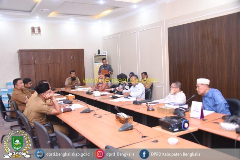 Pansus LKPJ DPRD Kabupaten Bengkalis Melaksanakan Rapat Kerja Perdana Tahun Anggaran 2022.