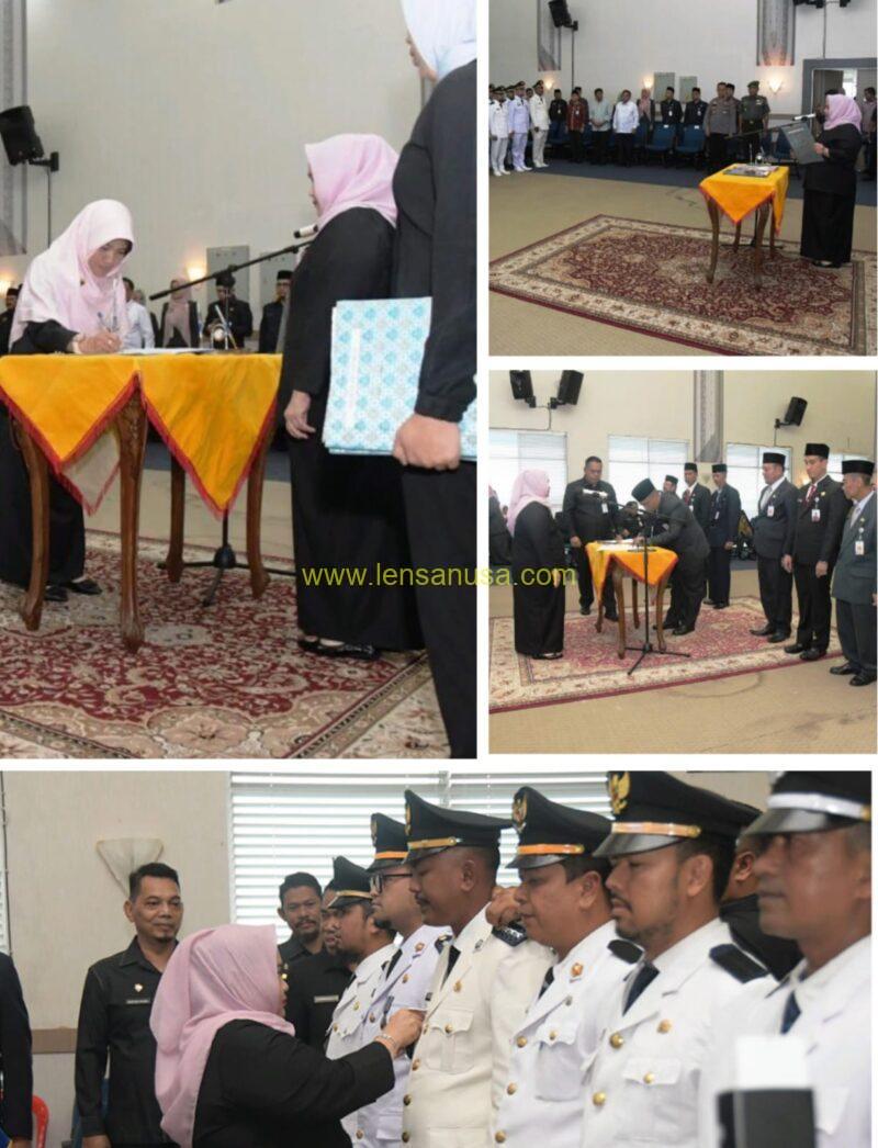 Bupati Bengkalis, Kasmani Lantik 171 Pejabat di Lingkungan Pemda Bengkalis