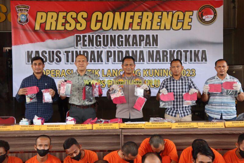 Press Conference Polres Rokan Hulu