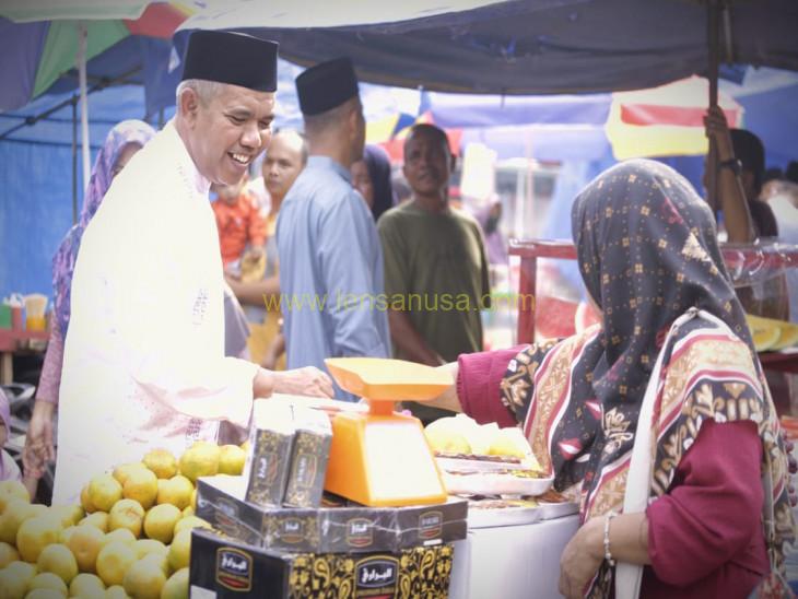 Pj Bupati Tinjau Pasar Kampa.