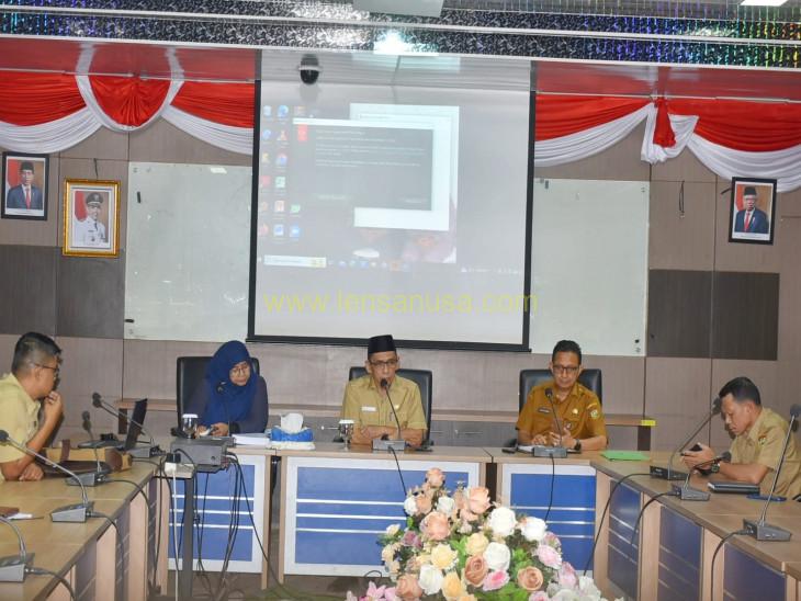 Pj Sekda Kampar Pimpin Rapat Koordinasi Persiapan Proposal Usulan Program Percepatan Pembangunan Di Kawasan Strategis Di Kabupaten Kampar.