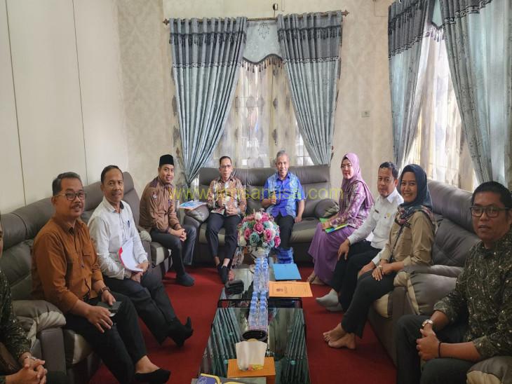 KPU Kampar Audiensi Dengan Pj.Bupati Kampar.
