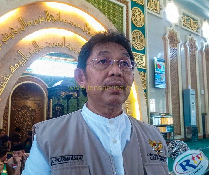 Ketua Baznas Pekanbaru Endar Muda - Pekanbaru.