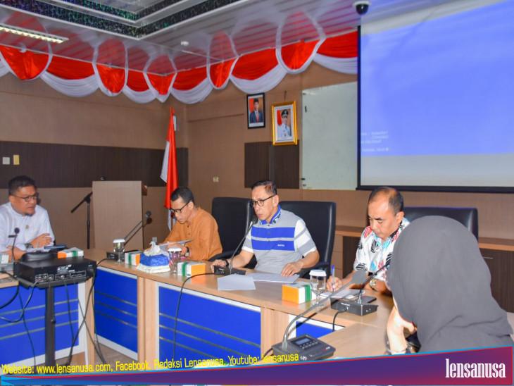 Pj.Sekda Kampar Pimpin Rapat Terkait Pemetaan Bapak Asuh Untuk Penanggulangan Stunting 2023.