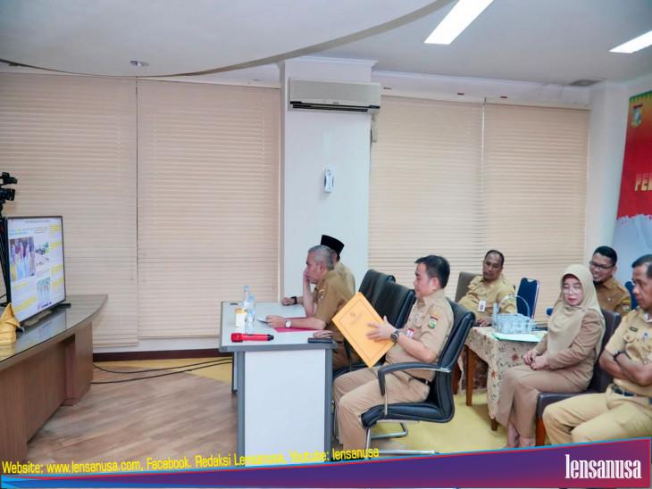 Pj Bupati Kampar Ikuti Rakor Inflasi Bersama Mendagri.