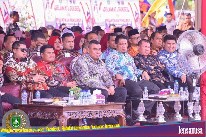 Wakil Ketua III Syaiful Ardi Bersama Ketua Komisi IV Septian Nugraha Serta Anggota Al Azmi, Syafroni Untung, Dan Nanang Haryanto Hadiri Pelantikan Ikatan Pemuda Minang Riau (IPMR).