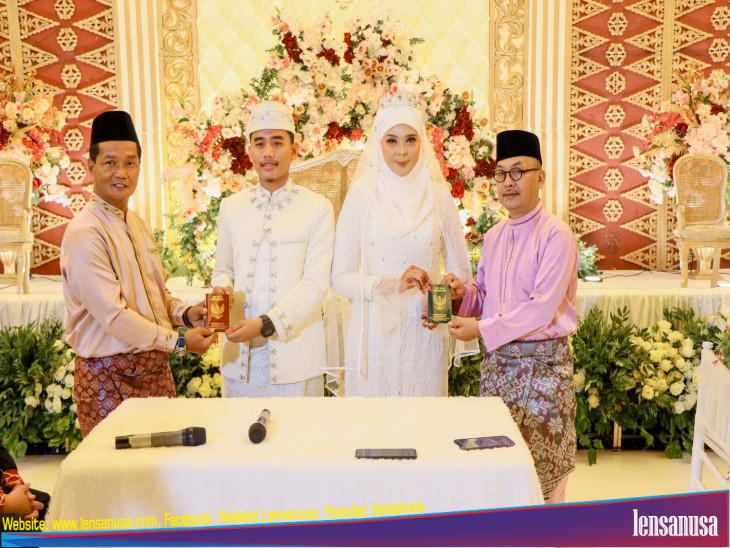 Pj Bupati Kampar Mhd Firdaus Jadi Saksi Pernikahan M. Rabbani Anugrahrosah, ST Bin Cokroaminoto Dengan Nadhella Fahira Faradisha, ST Binti H. Dulfitri.