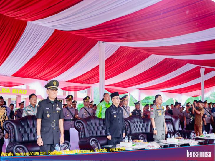 Pj Bupati Kampar Hadiri Penutupan Diktuba Polri Gelombang I
