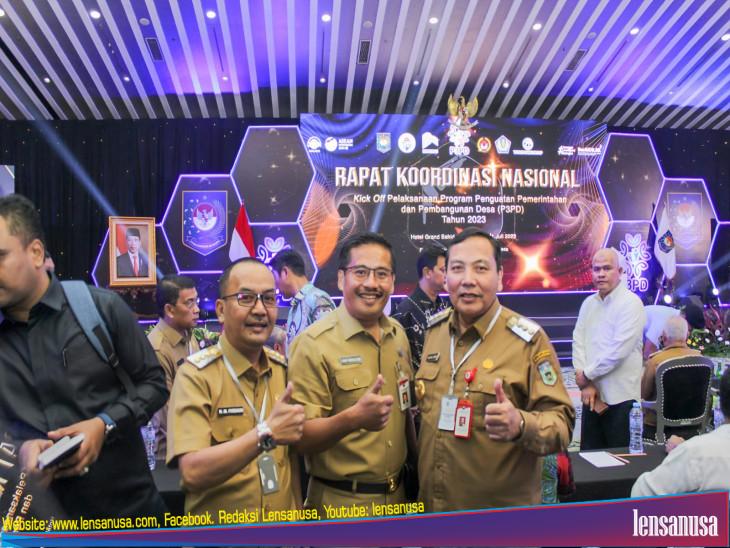 Pj Bupati Kampar Hadiri langsung Rakornas Kick Off P3PD Tahun 2023 Di Jakarta.