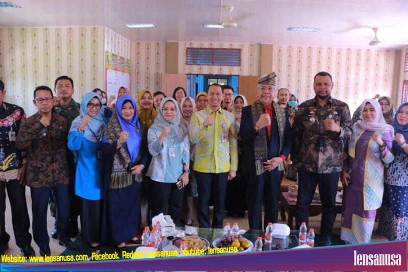 Kegiatan Survey Re-Akreditasi Puskesmas Tenayan Raya, Kota Pekanbaru Yang Berlangsung Di Aula UPT Puskesmas Rawat Inap Tenayan Raya.
