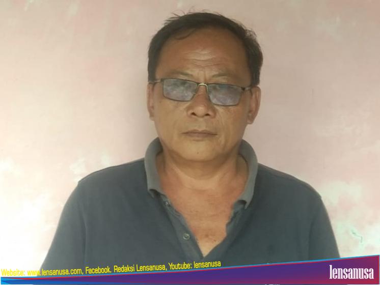 Foto : Ketua BPD Desa Tegide'u Kecamatan Sirombu Kabupaten Nias - Sumut, Apolo Zon H Marunduri