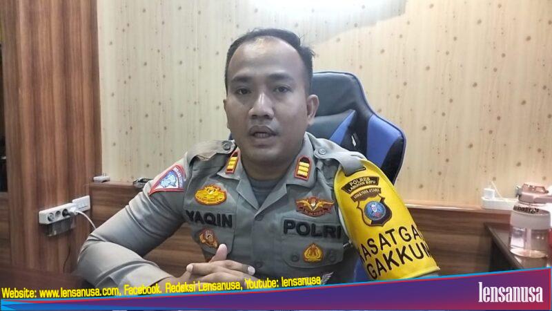 Foto : Kasat Lantas Polres Labuhanbatu AKP. M. Ainul Yaqin, SIK, MH Saat di Mintai Keterangan di Ruang Kerjanya, Senin (11/9/2023)