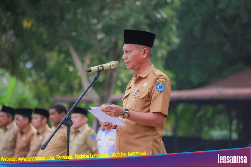 Asisten I Pemerintah dan Kesra Setdakab Labuhanbatu Drs. Sarimpunan Ritonga, M.Pd
