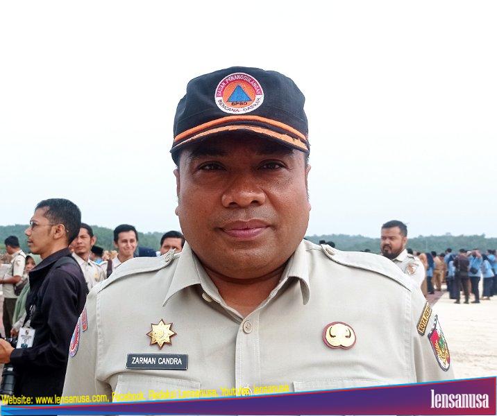 Kepala Pelaksana BPBD Kota Pekanbaru Zarman Chandra