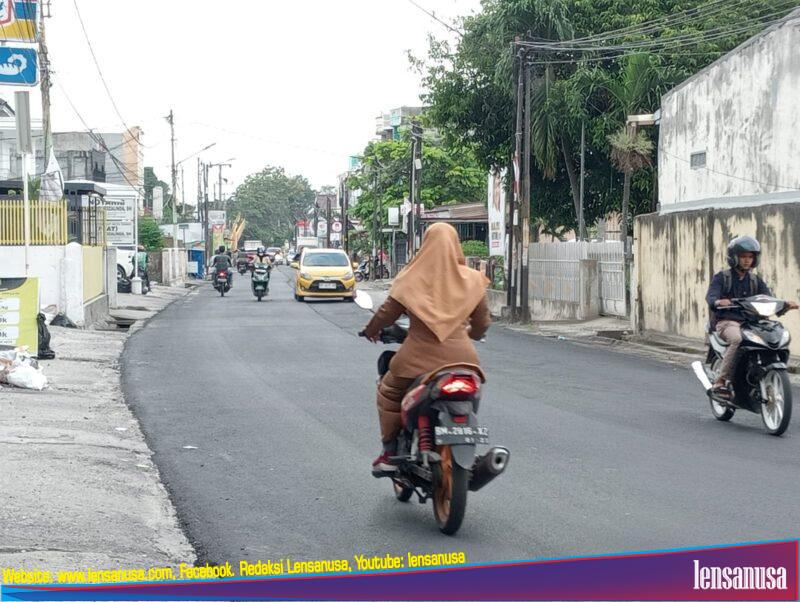 Jalan Dahlia di Kecamatan Sukajadi - Pekanbaru.
