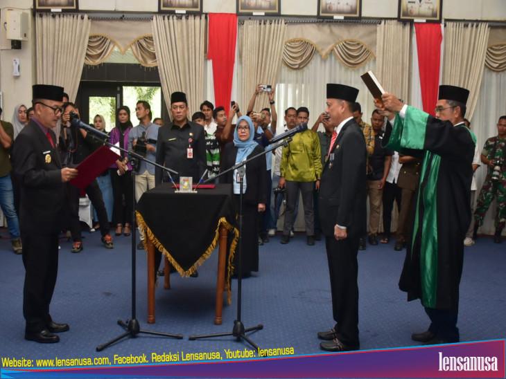Dilantik Pj Bupati Kampar, Hambali Resmi Jabat Sekda Kampar.
