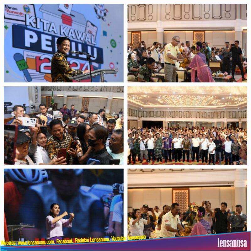 FOTO KAWAL PEMILU 2024
Pj Gubernur Sumatera Utara Hassanudin didampingi Kepala Dinas Kominfo Sumut Ilyas Sitorus bersama para OPD Pemprov Sumut, Ketua DPRD Sumut Baskami Ginting, serta perwakilan unsur Forkopimda Sumut, menghadiri acara diskusi dengan para pelaku media dengan tema “Kita Kawal Pemilu” yang diselenggarkan oleh Dinas Kominfo Sumut di Aula Raja Inal Siregar, lantai II Kantor Gubernur Sumut jalan Diponegoro No 30, Medan, Jumat (26/01).