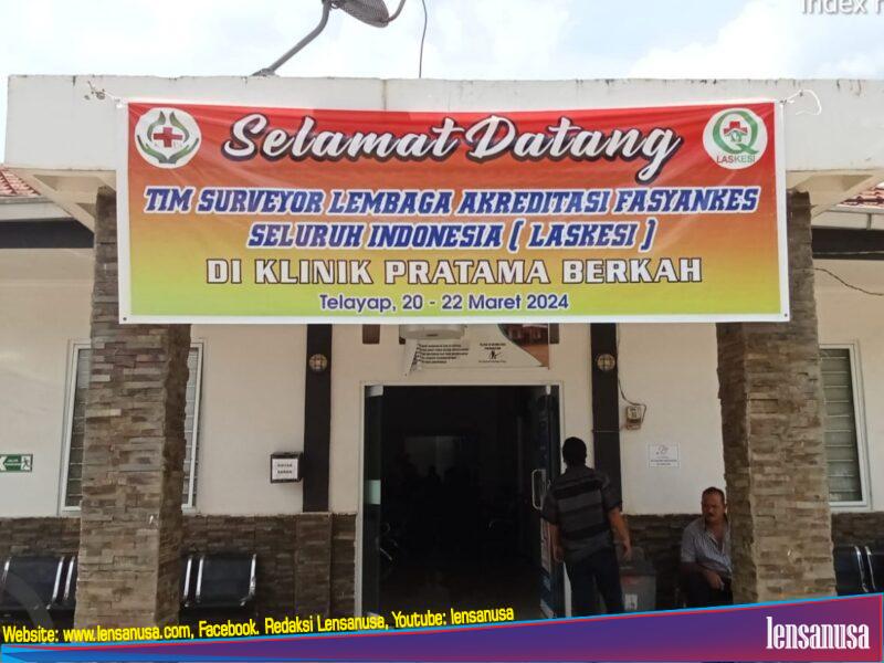 Foto : Klinik tempat Perawatan Korban Laka di Komplek Perkebunan PT ADEI Pelalalawan, Selasa (26/3).