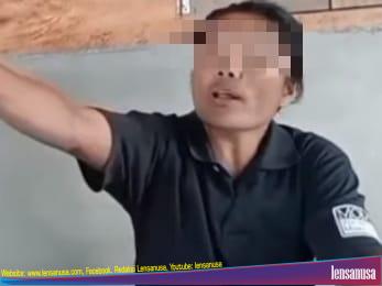 Foto : Terduga Pelaku Pencemaran Nama Baik inisial AN Terhadap Soni Tehe Lase alias Soni, 44 tahun.