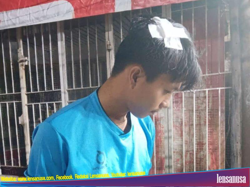 Foto : Ramli, Korban P{enganiayan di Jalan Rangsang, Simpang Empat Kota Pekanbaru, Sabtu (28/09/2024)