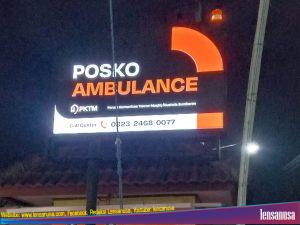 Posko relawan ambulance FKTM Sumberan