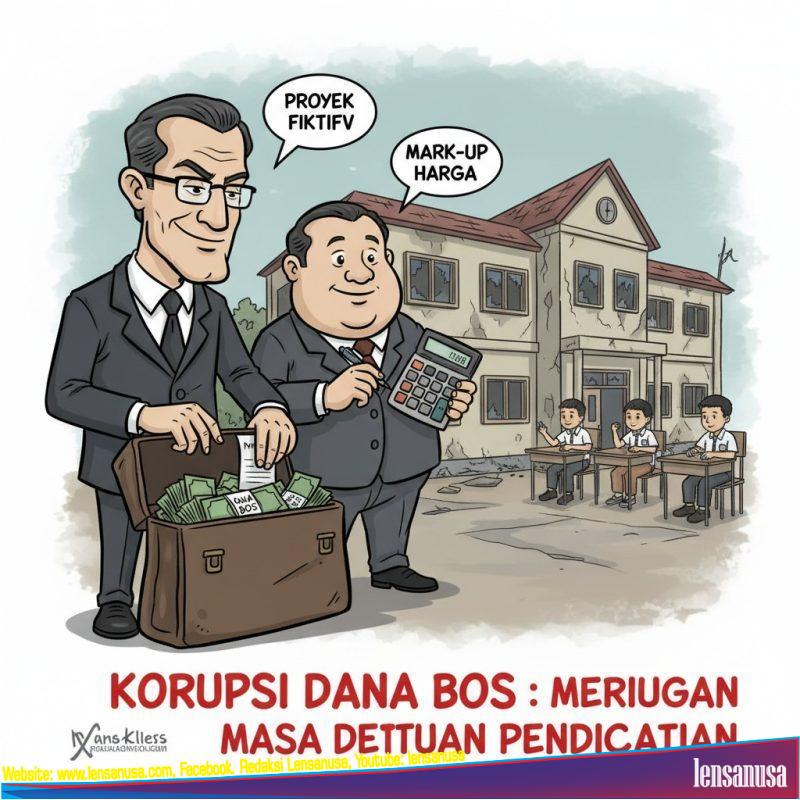 Foto: Ilustrasi Penyelewengan Dana BOS