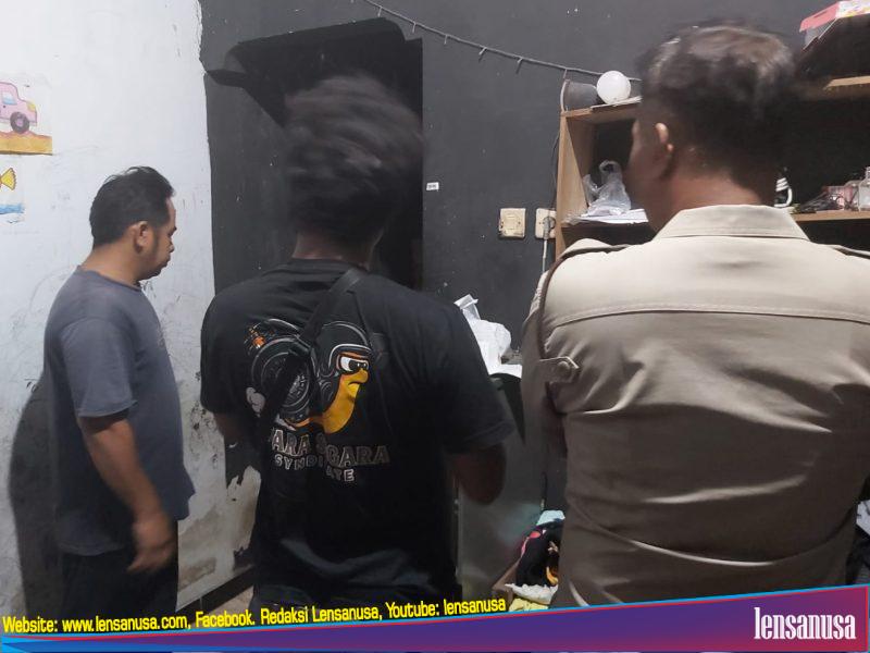 Satreskrim Polsek Bambanglipuro melakukan olah TKP.