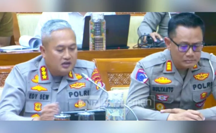 Kapolresta Sleman Kombes Pol Edy Setyanto dan Kasatlantas AKP Mulyanto (Foto Istw)