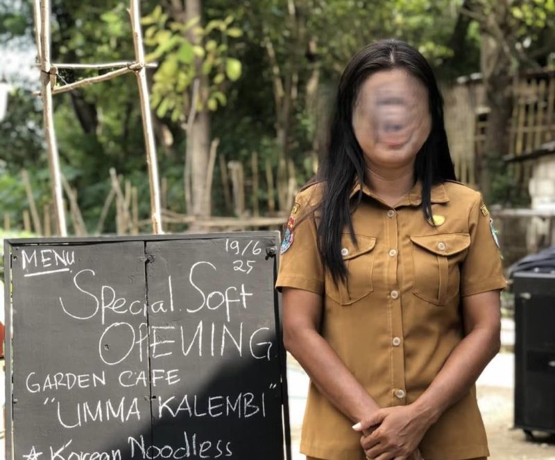 Foto: Kepala Puskesmas (Kapus) Rambangaru, inisial IM.