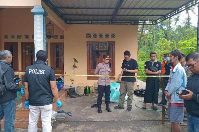 Tim Inafis melakukan olah TKP pada saat pasca insiden (Foto/Dok.Humaspolres)