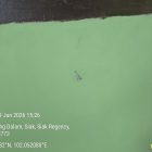 Foto: Hasil pengecatan dinding gedung sekolah yang dilakukan secara berulang, diduga tanpa plamer dan tidak sesuai RKS.